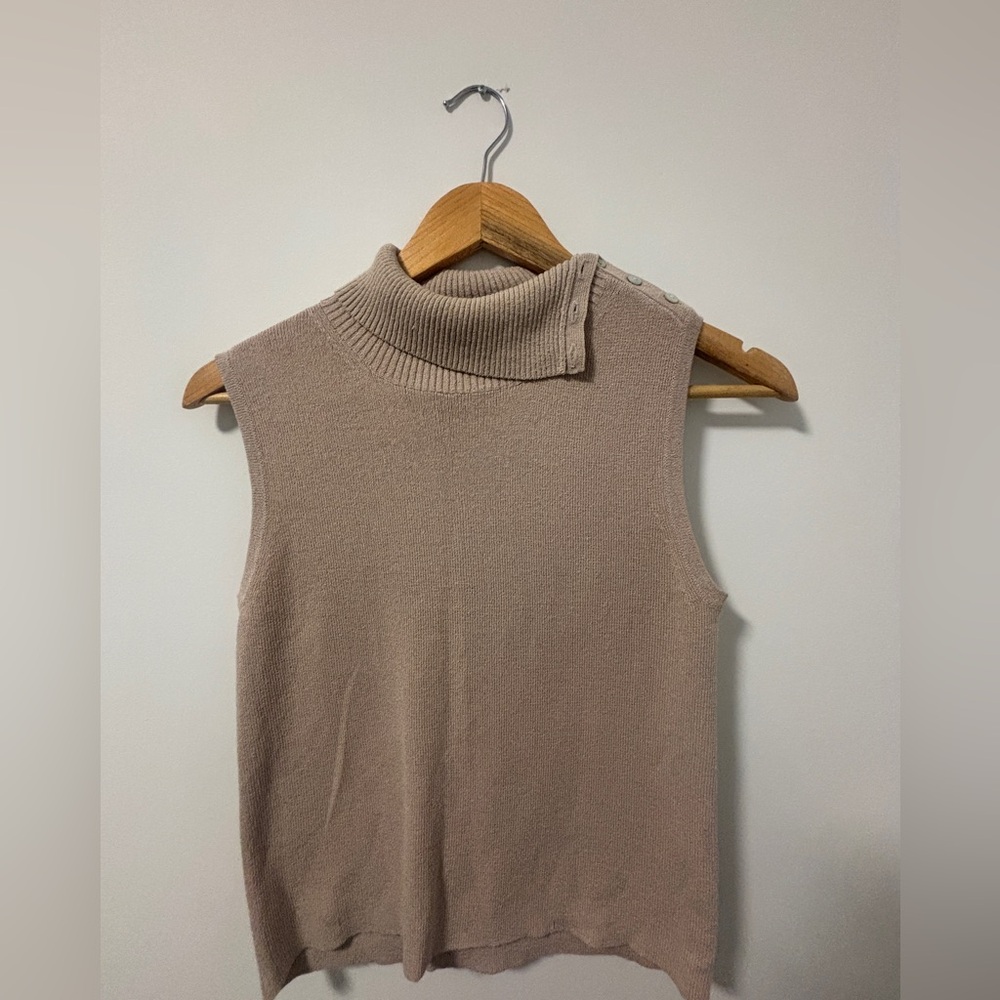 Vintage Giordano Sleeveless Turtleneck Sweater